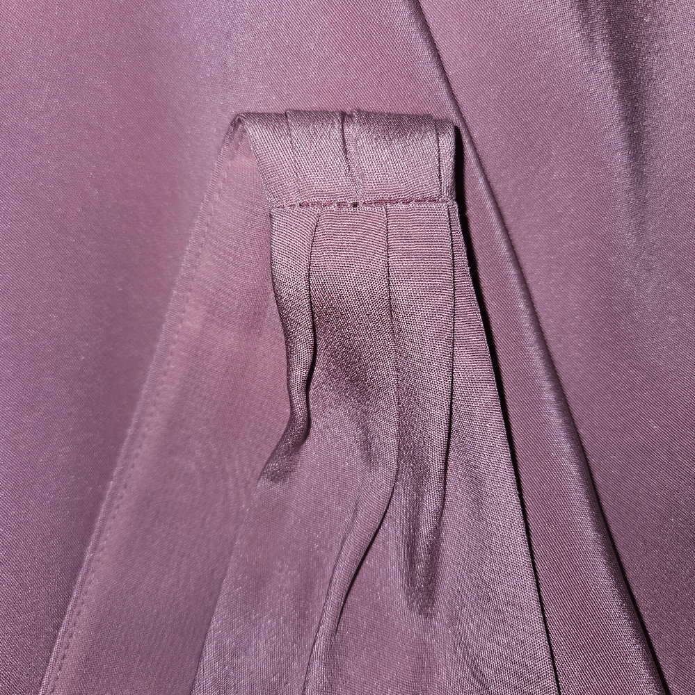 J Crew Pink Lilac Sophia Tricotine Silk Cocktail Midi Dress Sz 10 ? Coquette - Picture 8 of 14
